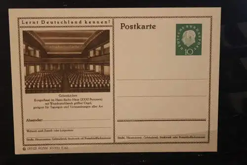 Gelsenkirchen, Bildpostkarte; P 42; 1960, Lernt Deutschland kennen !, ungebraucht