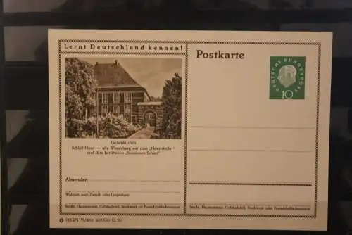 Gelsenkirchen, Bildpostkarte; P 42; 1960, Lernt Deutschland kennen !, ungebraucht