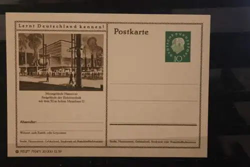 Hannover, Bildpostkarte; P 42; 1959, Lernt Deutschland kennen !, ungebraucht