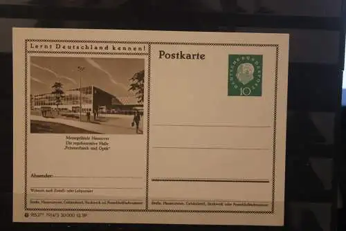 Hannover, Bildpostkarte; P 42; 1959, Lernt Deutschland kennen !, ungebraucht