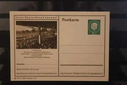 Gelsenkirchen, Bildpostkarte; P 42; 1959, Lernt Deutschland kennen !, ungebraucht