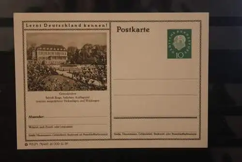 Gelsenkirchen, Bildpostkarte; P 42; 1959, Lernt Deutschland kennen !, ungebraucht