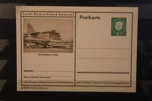 Stuttgart, Bildpostkarte; P 42; 1960, Lernt Deutschland kennen !, ungebraucht