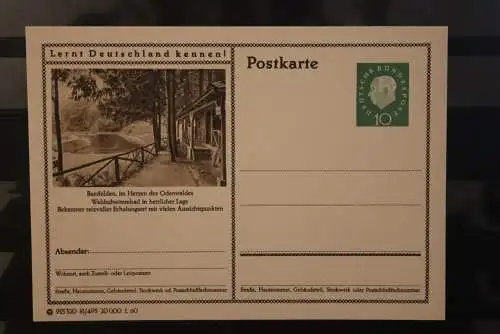 Beerfelden, Bildpostkarte; P 42; 1960, Lernt Deutschland kennen !, ungebraucht