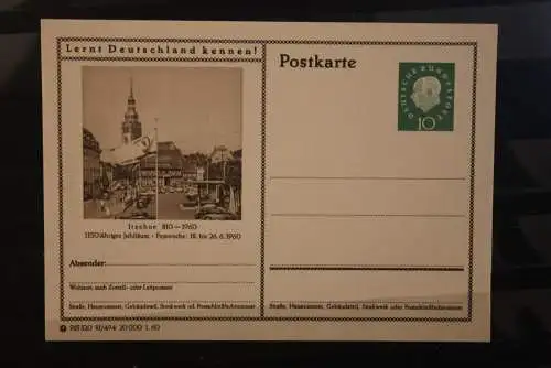 Itzehoe, Bildpostkarte; P 42; 1960, Lernt Deutschland kennen !, ungebraucht