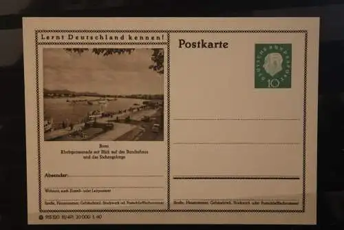 Bonn, Bildpostkarte; P 42; 1960, Lernt Deutschland kennen !, ungebraucht