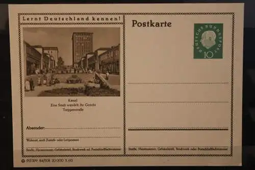 Kassel, Bildpostkarte; P 42; 1960, Lernt Deutschland kennen !, ungebraucht