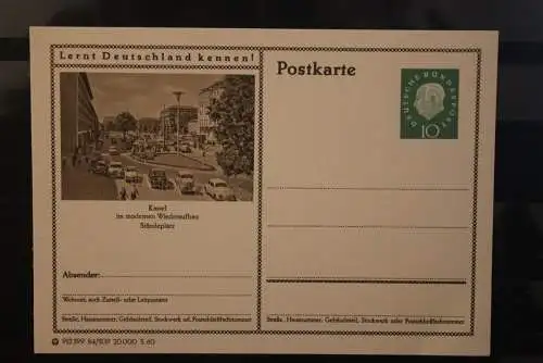 Kassel, Bildpostkarte; P 42; 1960, Lernt Deutschland kennen !, ungebraucht