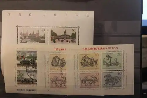 Berlin 1969 / 1971 / 1987; Block 2, Block 3; Block 8; ESST; MNH