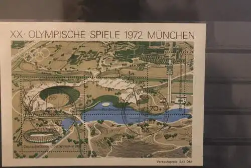 Deutschland 1972; Block 7:Olympiablock und 1977; Block 14: Jugendstil  2 Blocks mit ESST, lesen