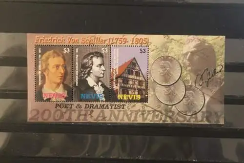 Nevis 2005; Friedrich von Schiller; MNH