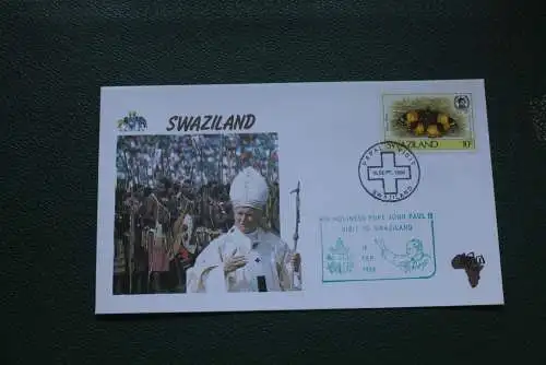 Papstreise Papst Johannes Paul II.; Swaziland 1988