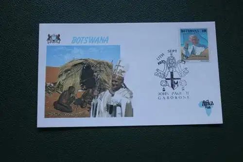 Papstreise Papst Johannes Paul II.; Botswana 1988