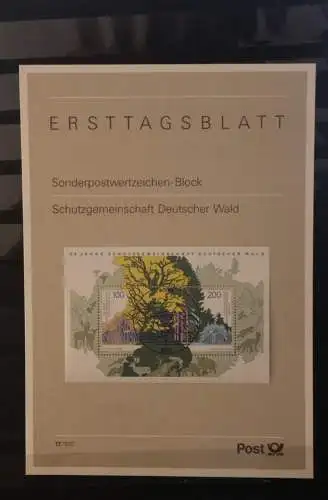 Deutschland 1997; Schutzgemeinschaft Deutscher Wald, Bockausgabe; ETB