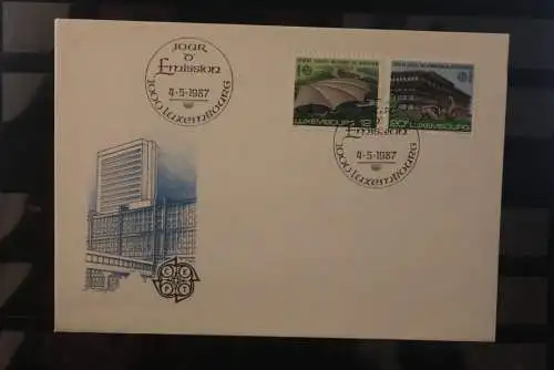 Luxemburg 1987; Europa CEPT; MiNr. 1174-75,  FDC