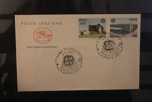 Italien 1987; Europa CEPT; MiNr. 2010-11,  FDC