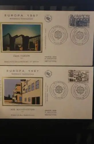 Frankreich 1987; Europa CEPT; MiNr. 2603-04,  FDC