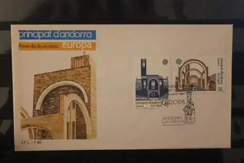 Andorra 1987; Europa CEPT; MiNr. 193-94, FDC