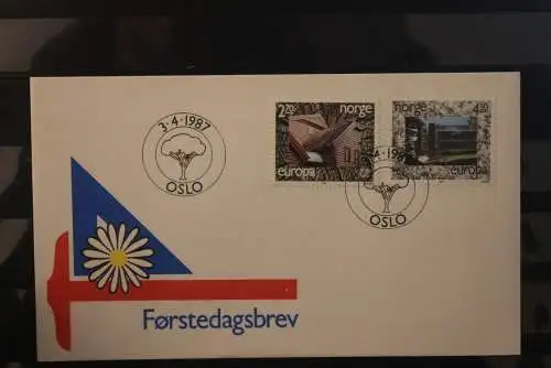 Norwegen 1987; Europa CEPT; MiNr. 965-66, FDC