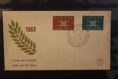 Niederlande 1963, Europa CEPT, MiNr. 806-07  FDC