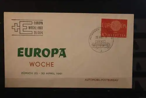 Schweiz 1961, Europa - Woche  FDC