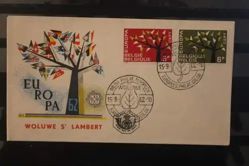 Belgien 1962, Europa CEPT, MiNr. 1262-63  FDC