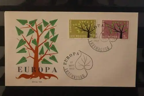 Luxemburg 1962, Europa CEPT, MiNr. 657-58  FDC