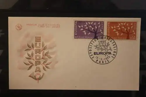 Frankreich 1962, Europa CEPT, MiNr. 1411-12  FDC