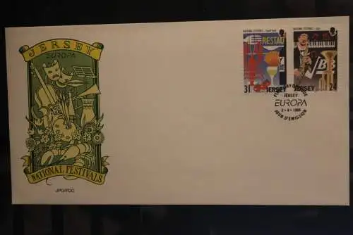 Jersey 1998; Europa - CEPT; MiNr. 828-29 auf FDC