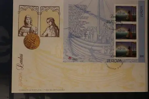 Portugal Azoren 1997; Europa CEPT, MiNr. Block 17 auf FDC