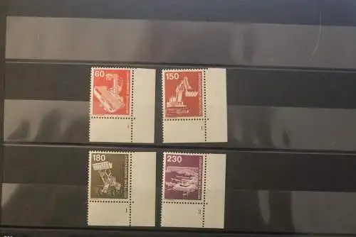 Deutschland 1975-82; Freimarken Industrie und Technik; kompletter Satz; mit ER und FN; MNH