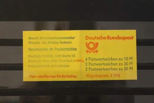 Deutschland 1992; MH 22 s  mZ;  MNH; Fehlfaltung