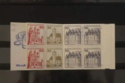 Deutschland 1977; MH 21 a II  mZ; MNH; Bleistift 2. DS