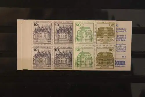 Deutschland 1982; MH 24 c  oZ; MNH, RZ 1