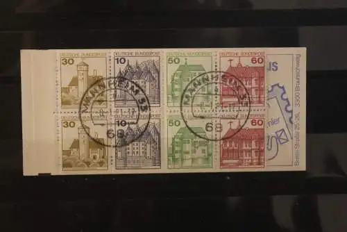 Deutschland 1980; MH 23 a oZ; gestempelt; 1 DS: Mangel