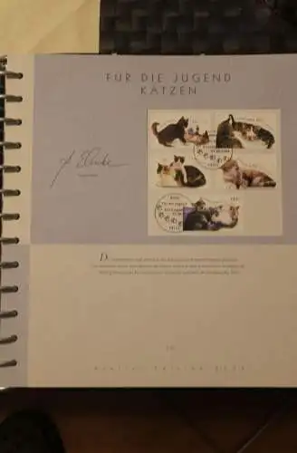 Deutschland 2004, Für die Jugend: Katzen , MiNr. 2402-06; lesen