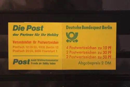 Berlin 1980, MH 11 d; MNH; teilgeschlossen