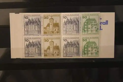 Deutschland 1980, MH 22 aa K1 mZ, MNH, versetzte Zähnung