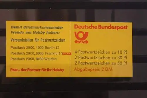 Deutschland 1980, MH BuS: 22 I ad K2 mZ; RZ-Fragment