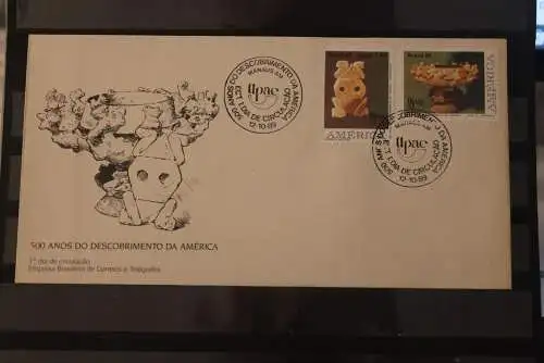 UPAEP - America Brasil, Brasilien 1989; FDC