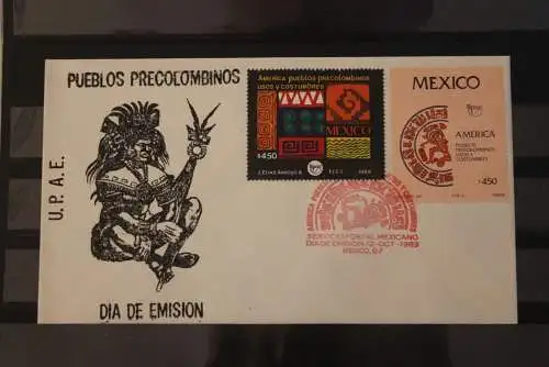 UPAEP - America Mexico 1989; FDC