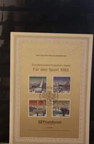 Deutschland 1993; ETB 6/1996, Für den Sport 1993