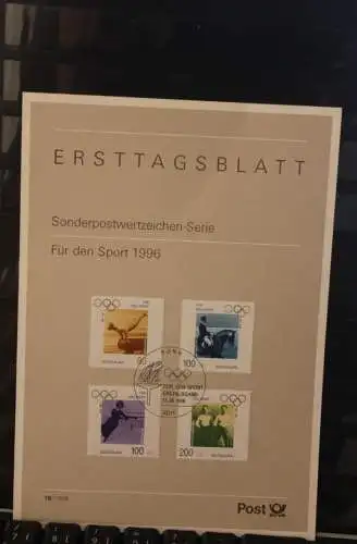 Deutschland 1996; ETB 18/1996, Für den Sport 1996