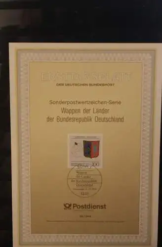 Deutschland 1994; ETB 24/1994, Wappen der Länder: Schleswig-Holstein