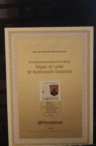 Deutschland 1993; ETB 39/1993, Wappen der Länder: Rheinland-Pfalz