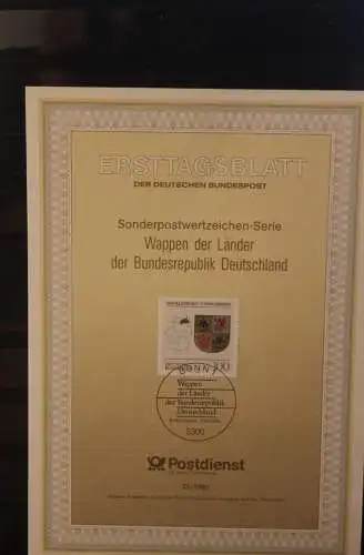 Deutschland 1993; ETB 25/1993, Wappen der Länder: Mecklenburg-Vorpommern