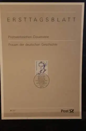 Deutschland 1997; ETB, Frauen der dt. Geschichte: Marie-Elisabeth Lüders