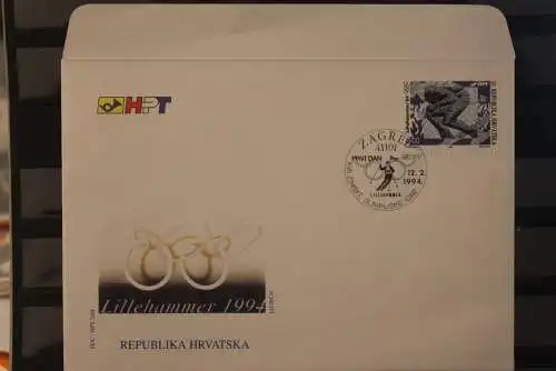 Kroatien 1994, Olympische Winterspiele Lillehammer 1994, FDC