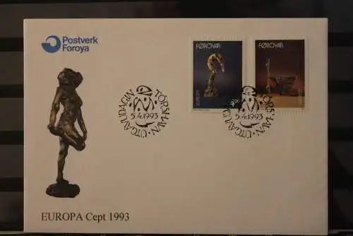 Dänemark-Färöer 1993, EUROPA CEPT, FDC, MiNr. 248-49