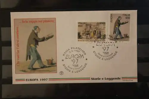 Italien 1997, EUROPA CEPT, FDC, MiNr. 2496-97